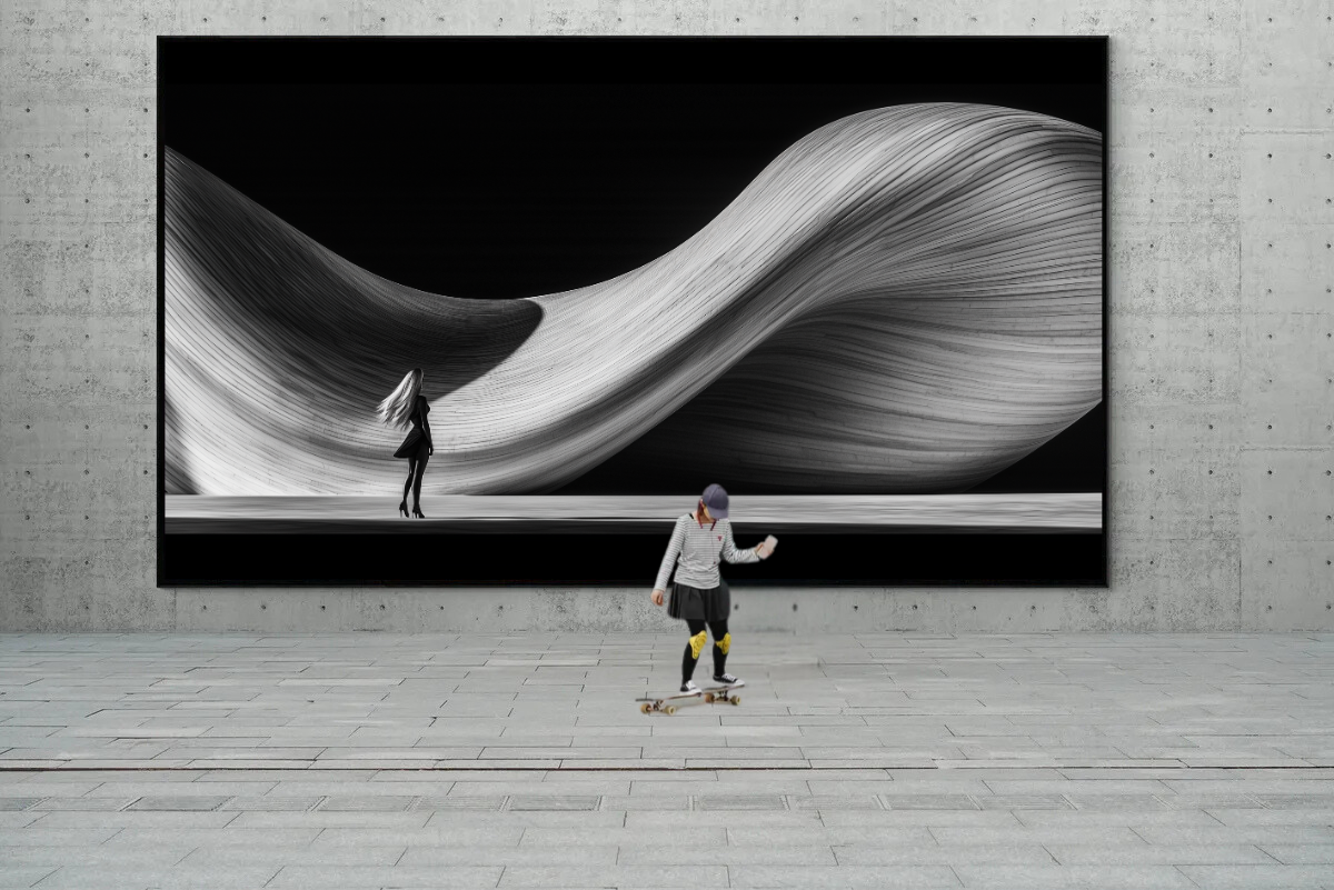 “The Wave of Time” – An Encounter of Man and Form