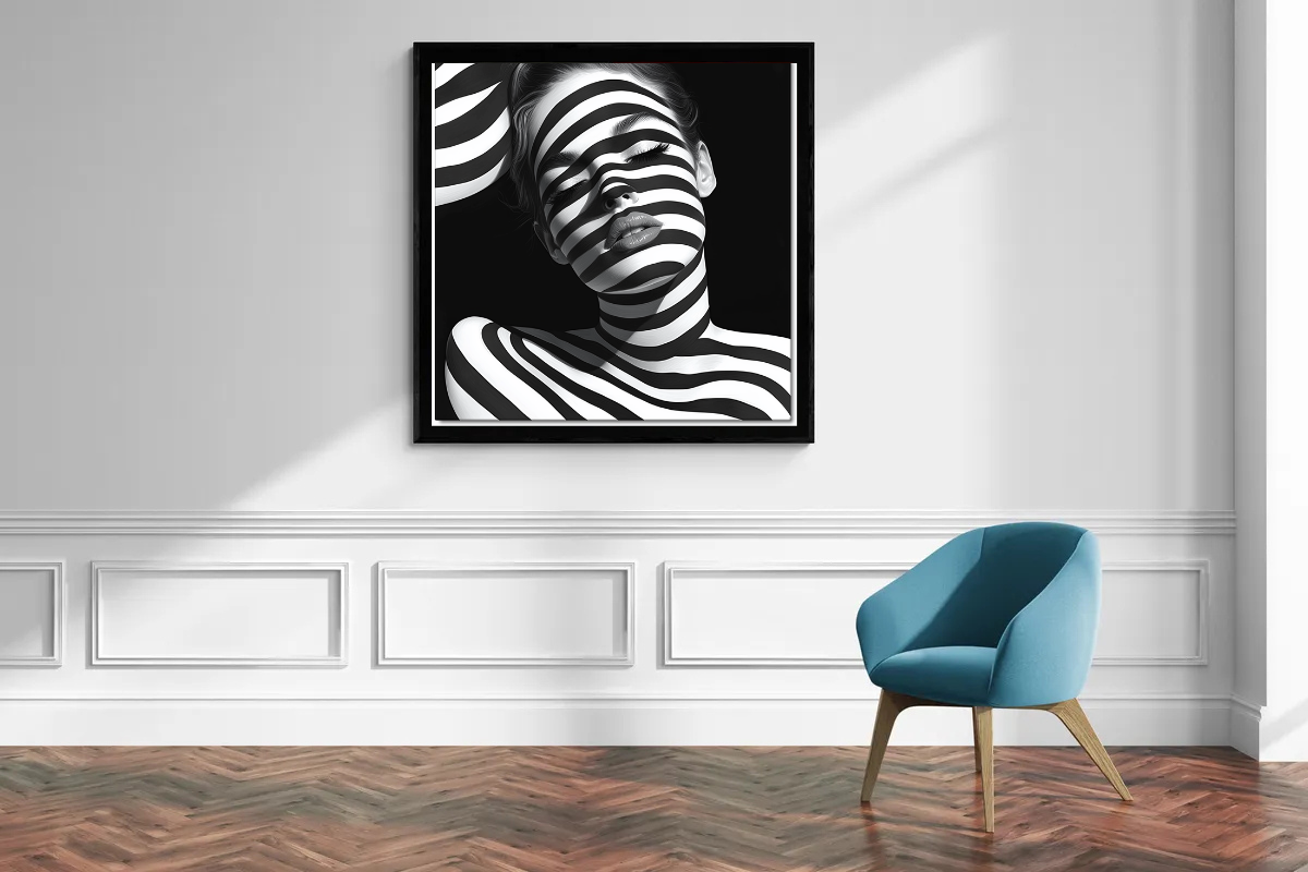 „Zebra-Geflüster“ – Eine Ode an Kontrast und Eleganz