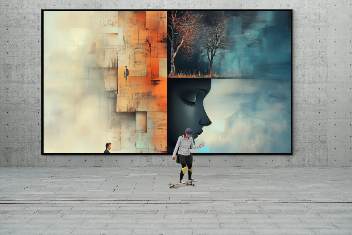 “Reflections of Existence” – A Journey Through Time and Consciousness