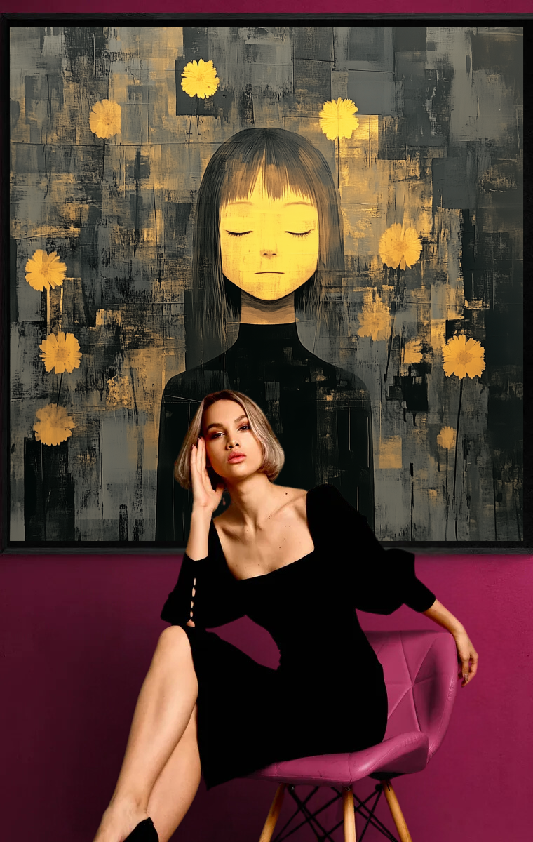 “Flowers of Silence” – A Moment of Inner Peace