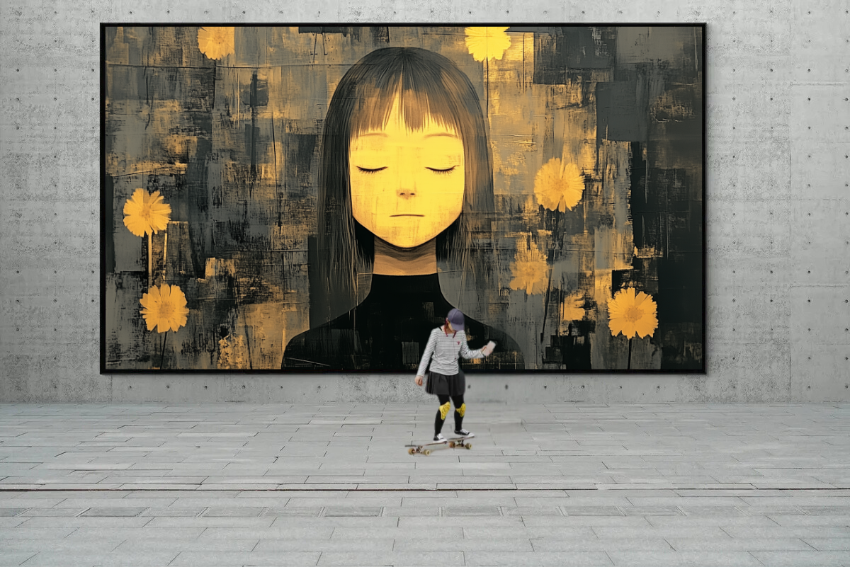 “Flowers of Silence” – A Moment of Inner Peace