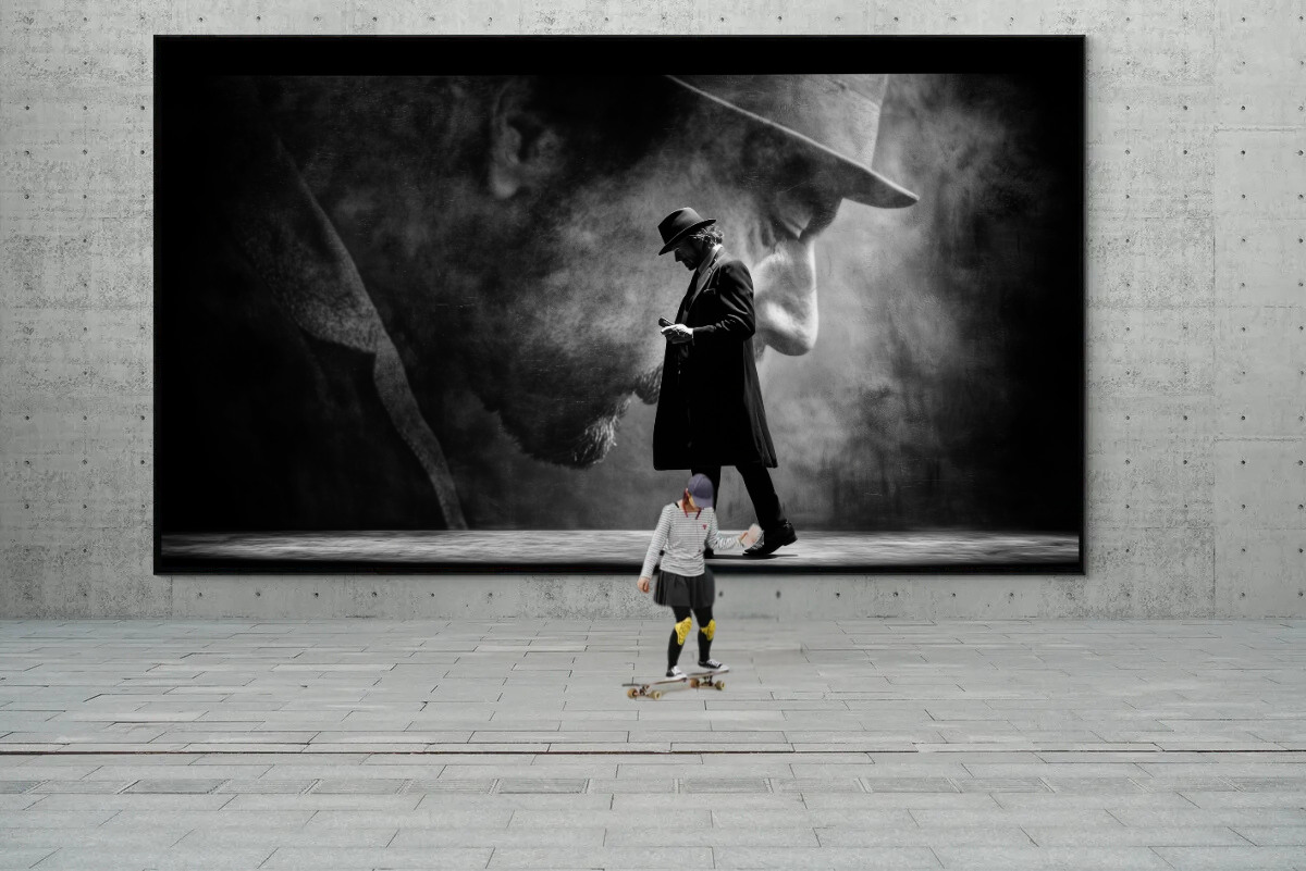 “The Reflection of Silence” – A Moment Between Past and Present