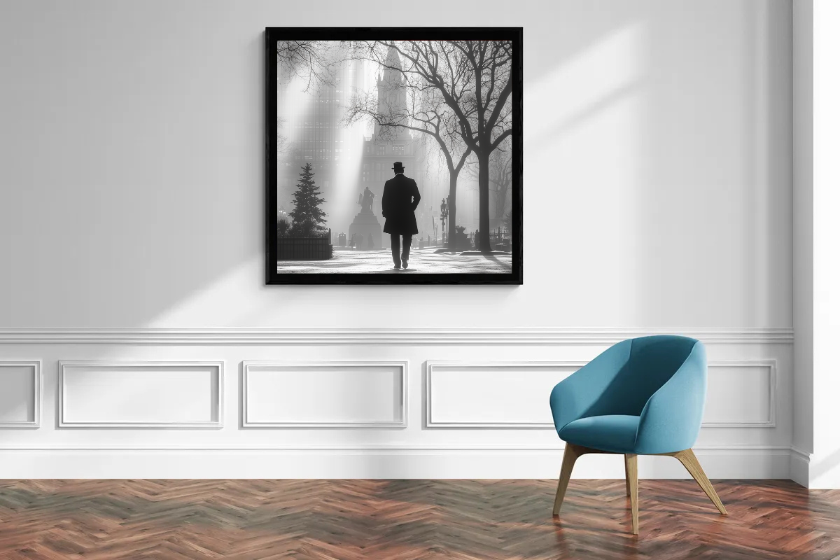 “Morning in the City” – Elegance and Silence in Urban Life