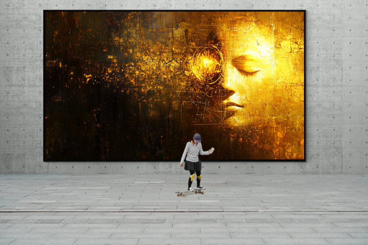 “The Luminous Consciousness” – A Dance of Light and Thought