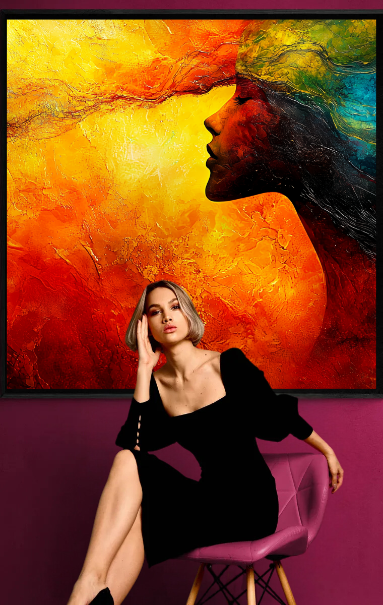 “Flow of Thoughts” – The Fusion of Colors and Emotions