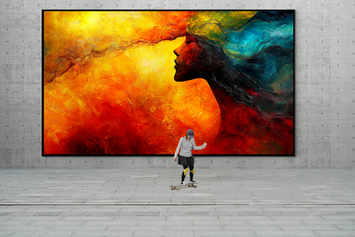 “Flow of Thoughts” – The Fusion of Colors and Emotions