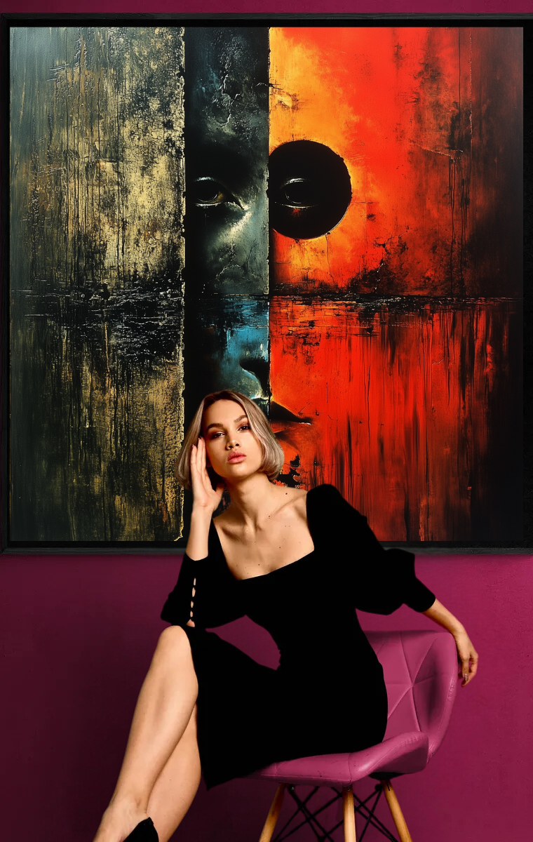 “Faces of Duality” – A Journey Through Light and Shadow