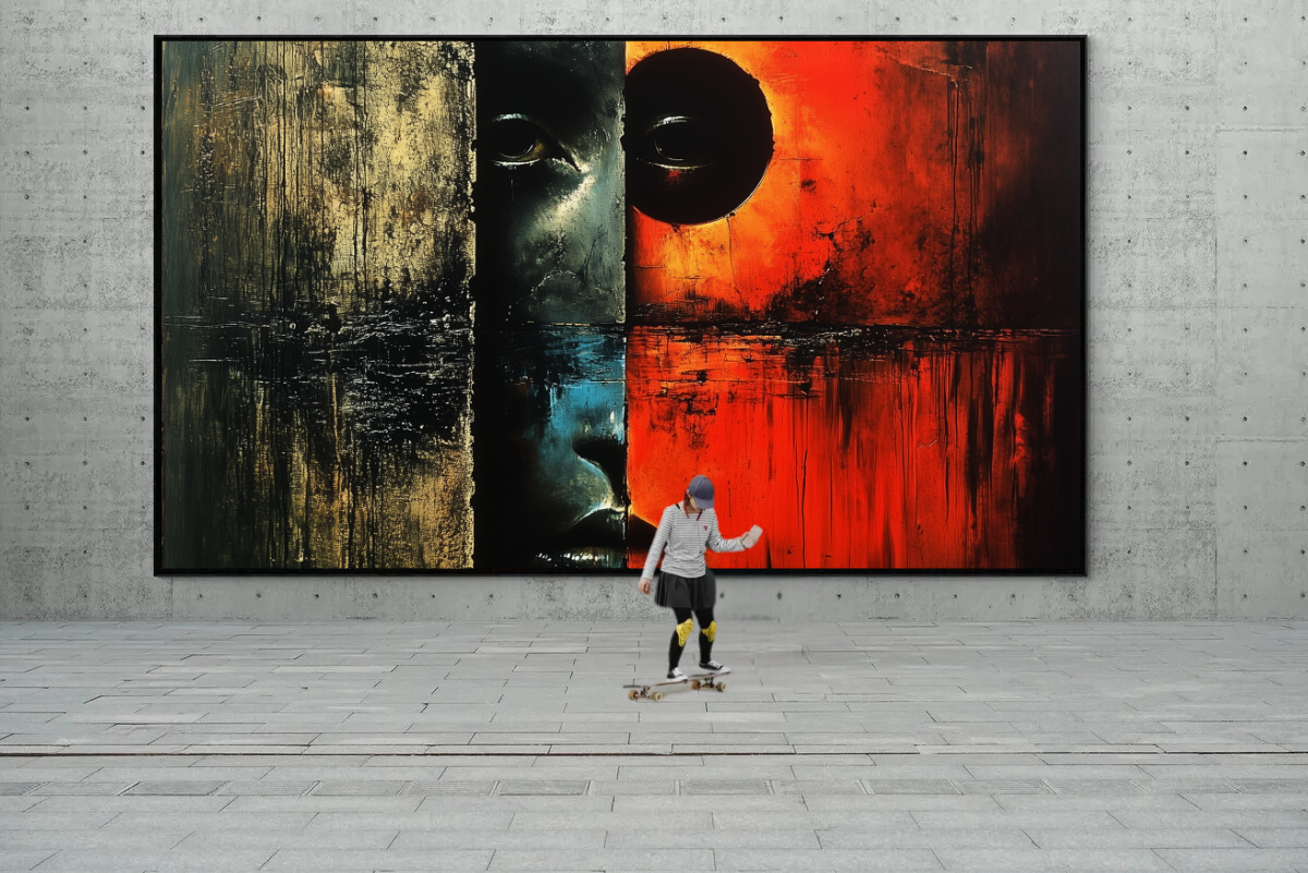 “Faces of Duality” – A Journey Through Light and Shadow