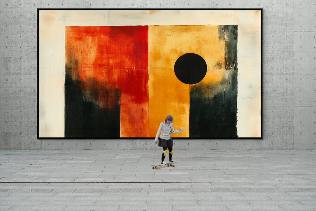 “Circle of Elements” – A balancing act between form and color