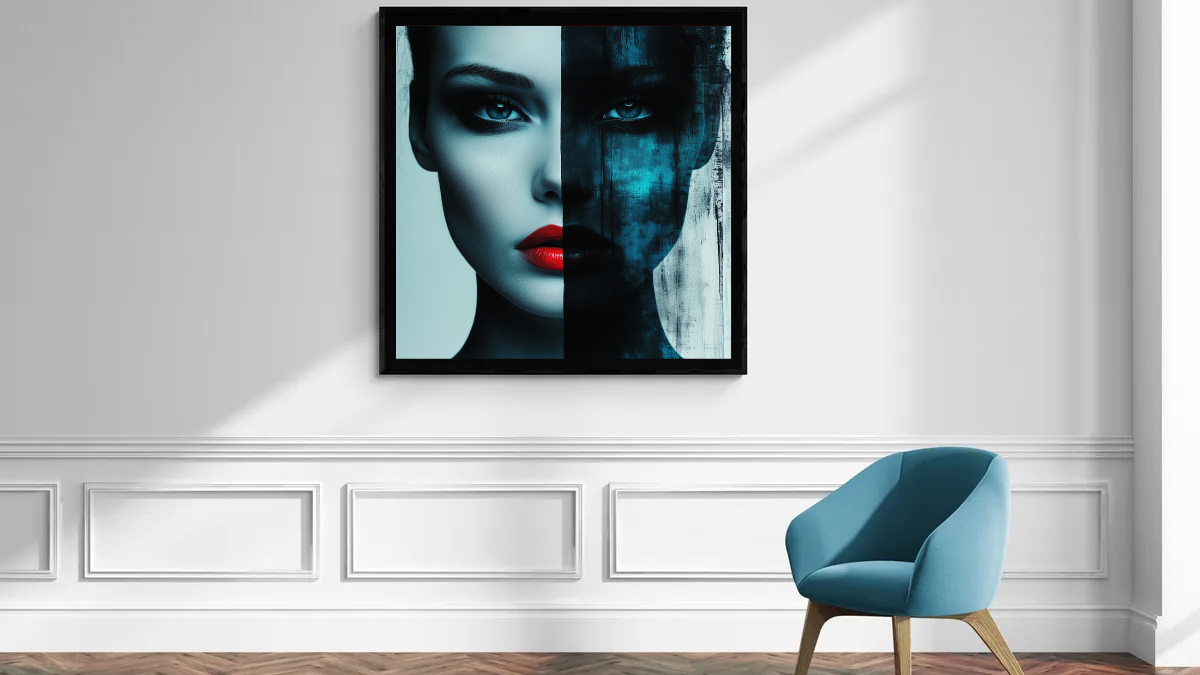 "Shadow of the Soul" - Abstract Portrait