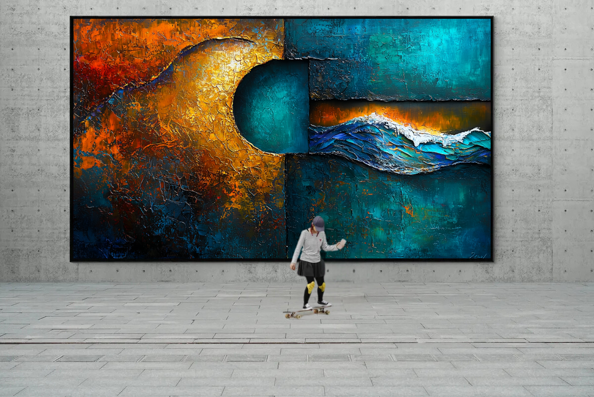 „Wellen der Elemente“ – Begegnung von Feuer und Wasser