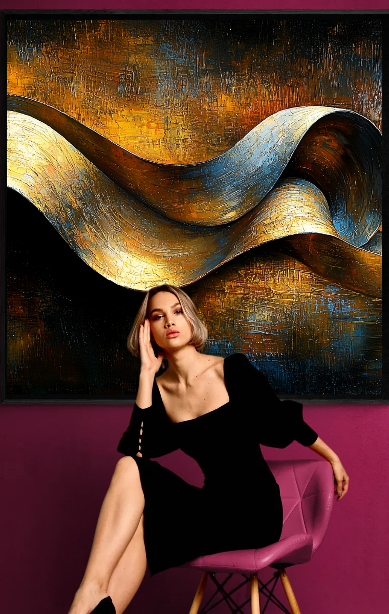"Waves of Gold" – Movement in Harmony