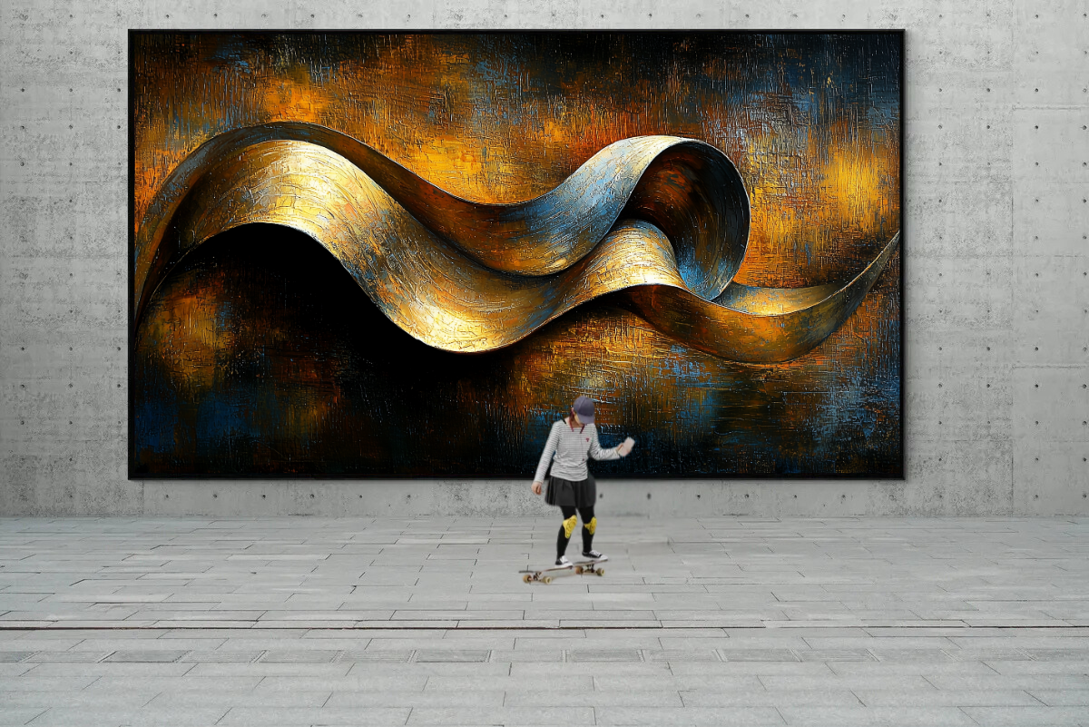 "Waves of Gold" – Movement in Harmony