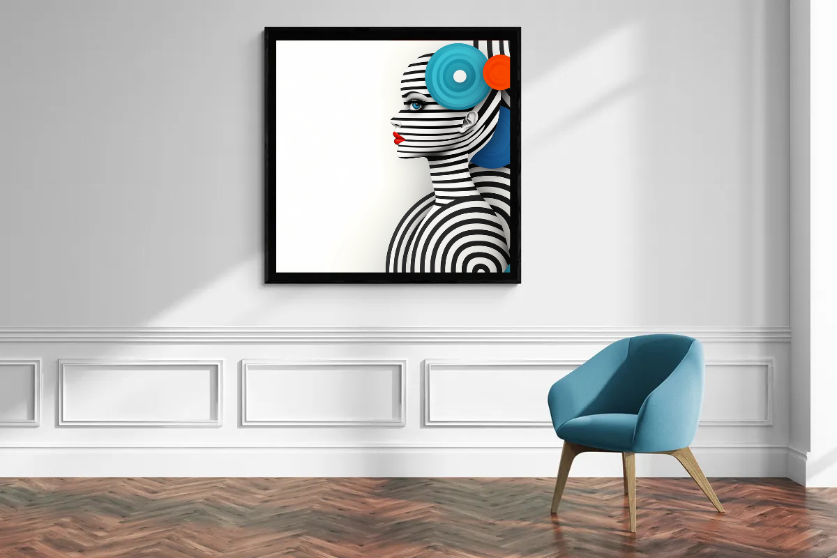 „Optische Harmonie“ – Faszinierendes Spiel aus Linien und Farben