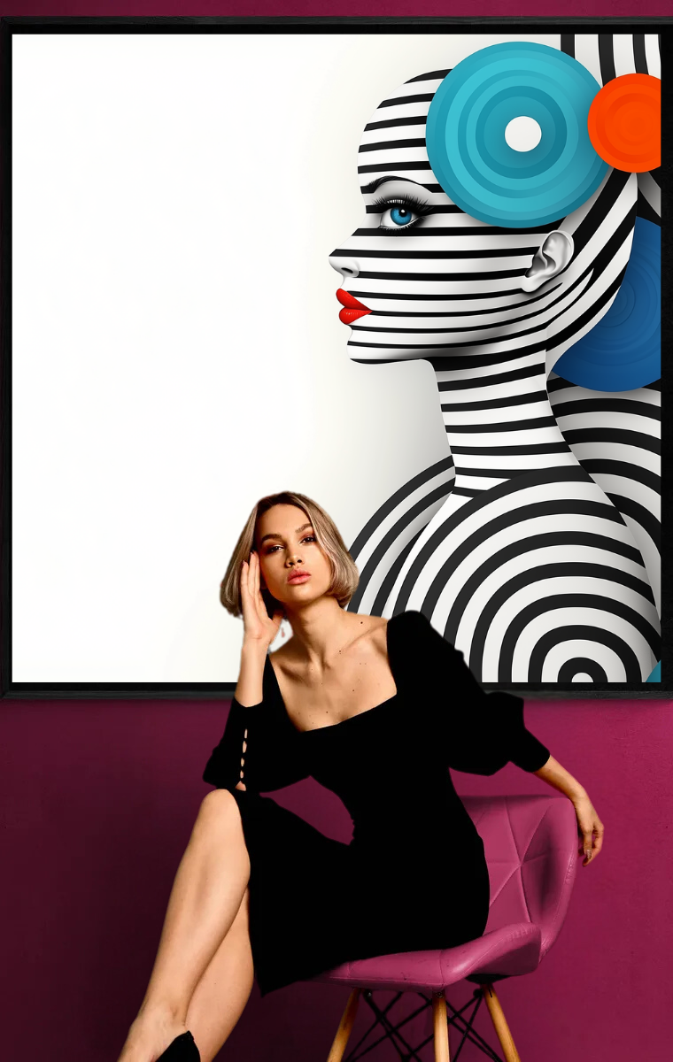 „Optische Harmonie“ – Faszinierendes Spiel aus Linien und Farben