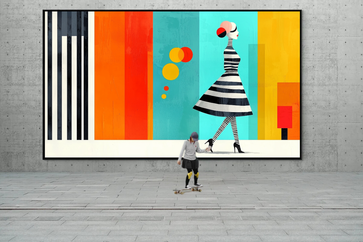 „Schritte durch Farben“ – Moderne Kunst in Bewegung