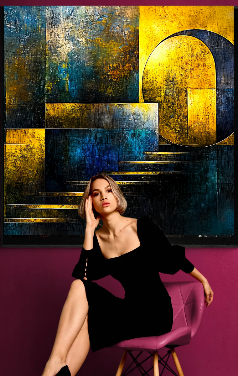 “Steps to Eternity” – An abstract play of shapes and light