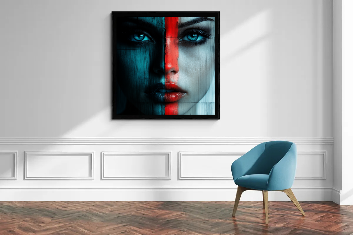 "Duality of the Self" - Abstract Portrait