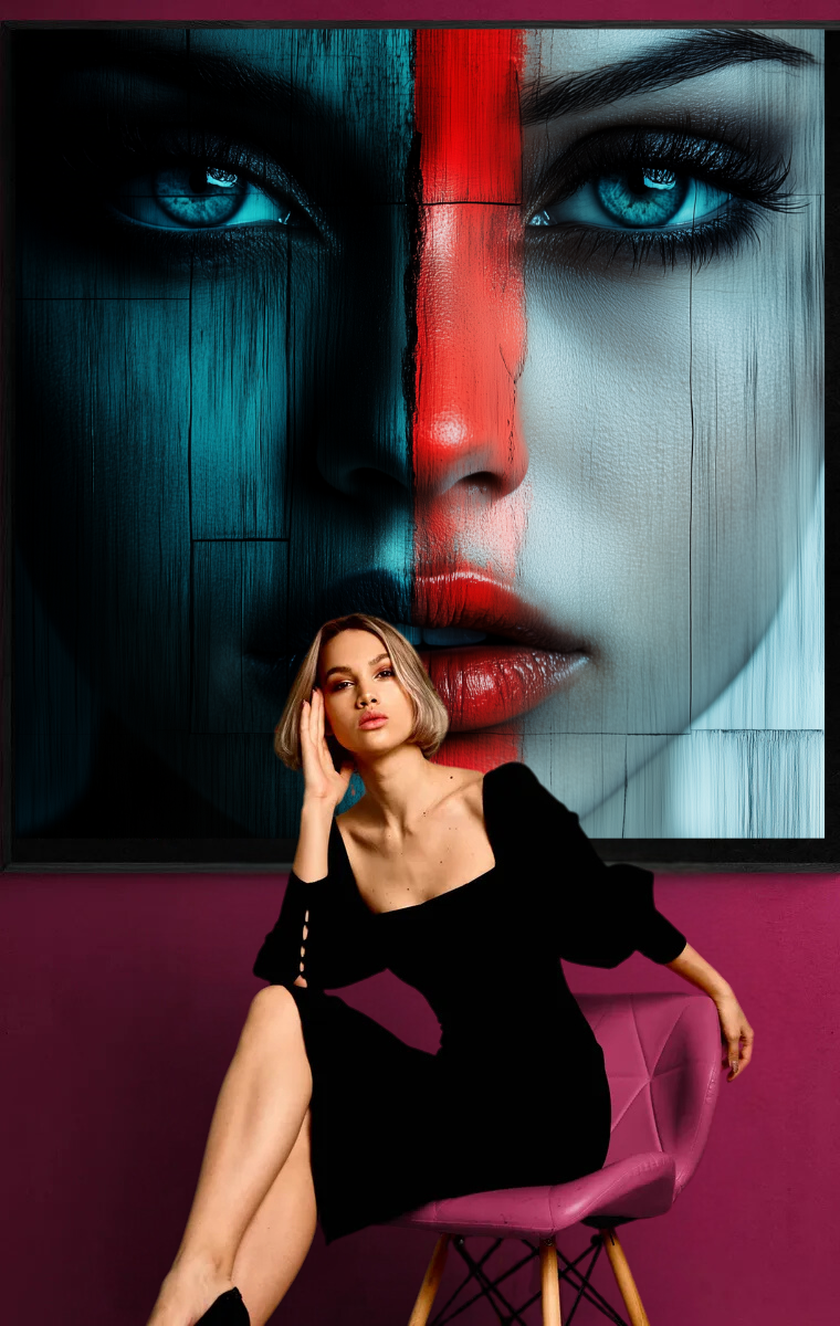 "Duality of the Self" - Abstract Portrait