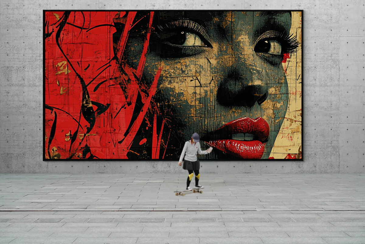 „Urban Muse“ – Eine kraftvolle Verschmelzung von Calligraffiti und Street Art