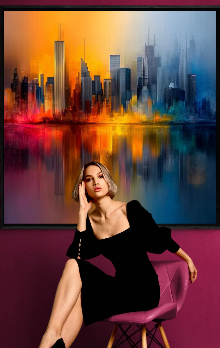 "Lights of Dusk" – Skyline in the Interplay of Colors