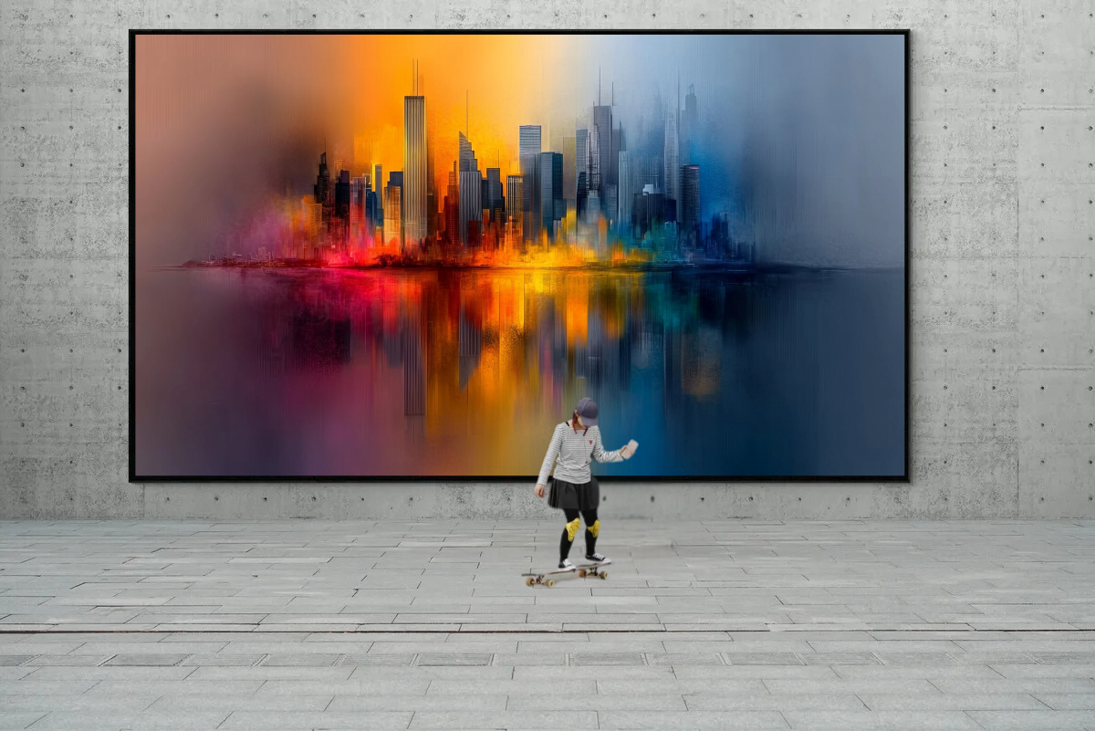 "Lights of Dusk" – Skyline in the Interplay of Colors