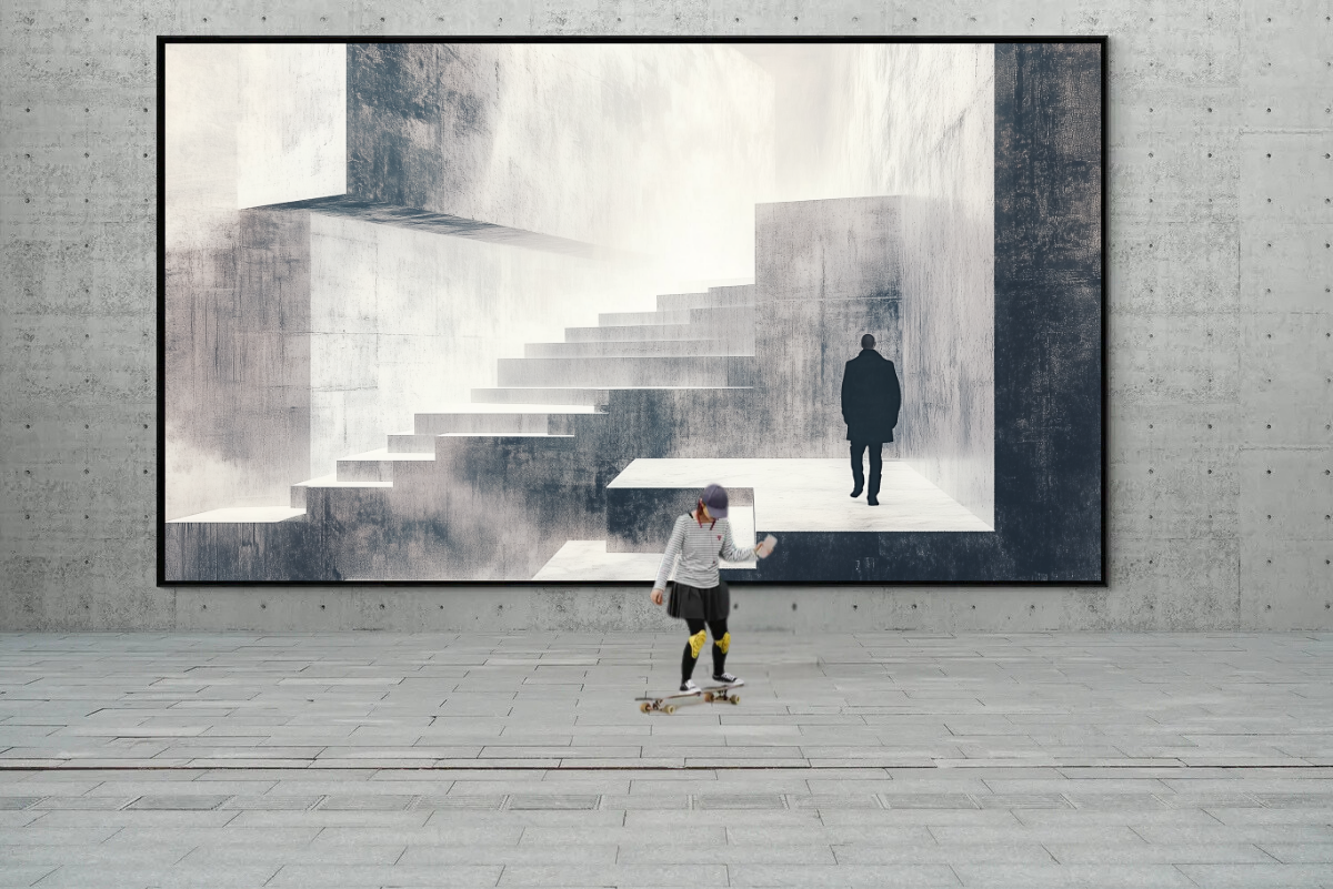 "Rise of Silence" – Minimalist Architecture in the Fog