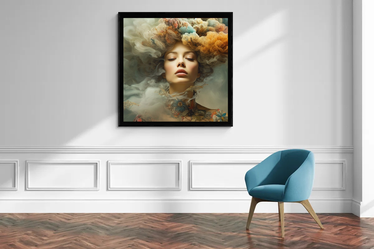 "Blooming Dreams" - Ethereal art print in dream style