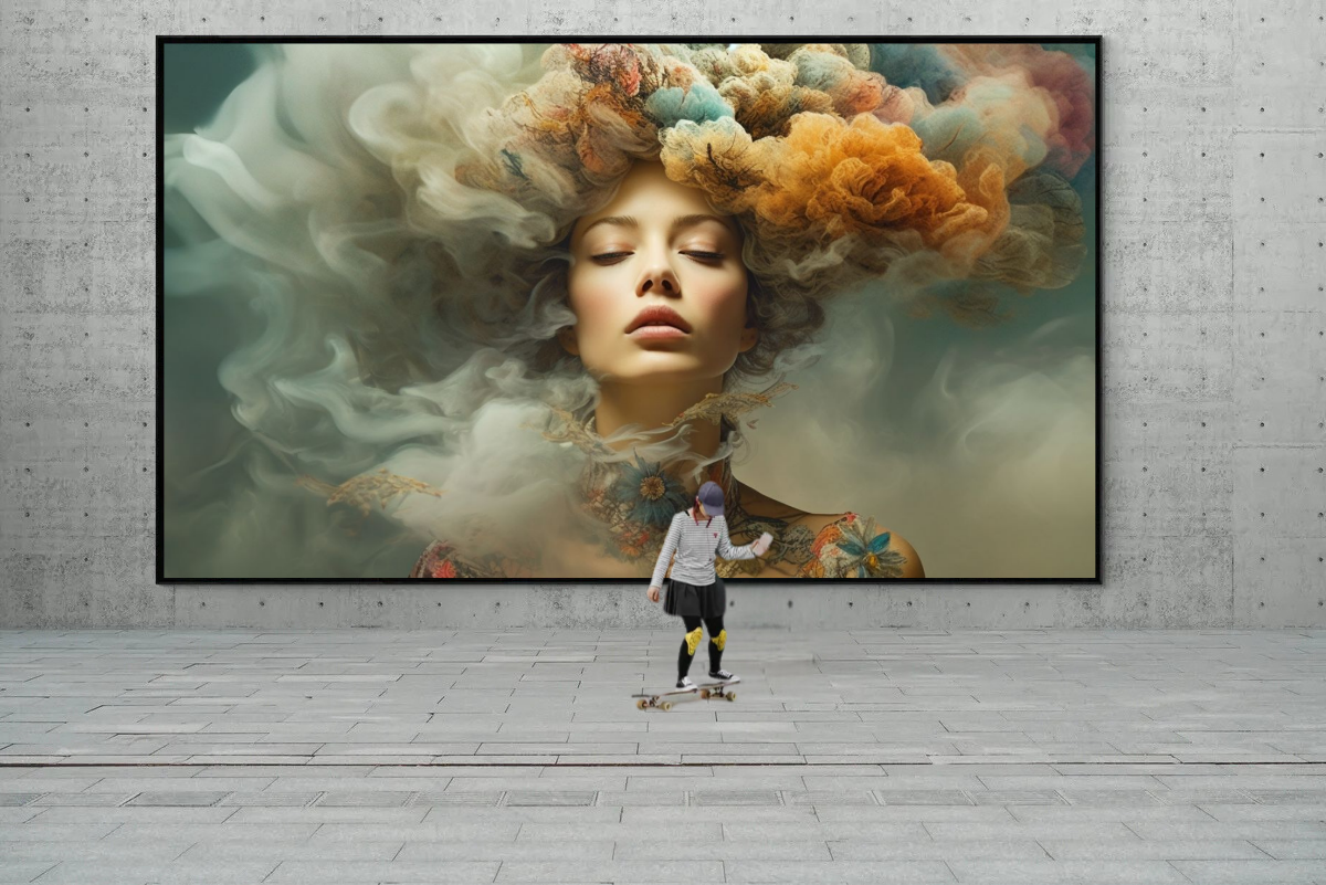 "Blooming Dreams" - Ethereal art print in dream style