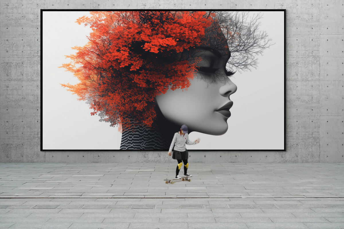 “Blossom of Thoughts” – Nature and elegance in surreal symbiosis