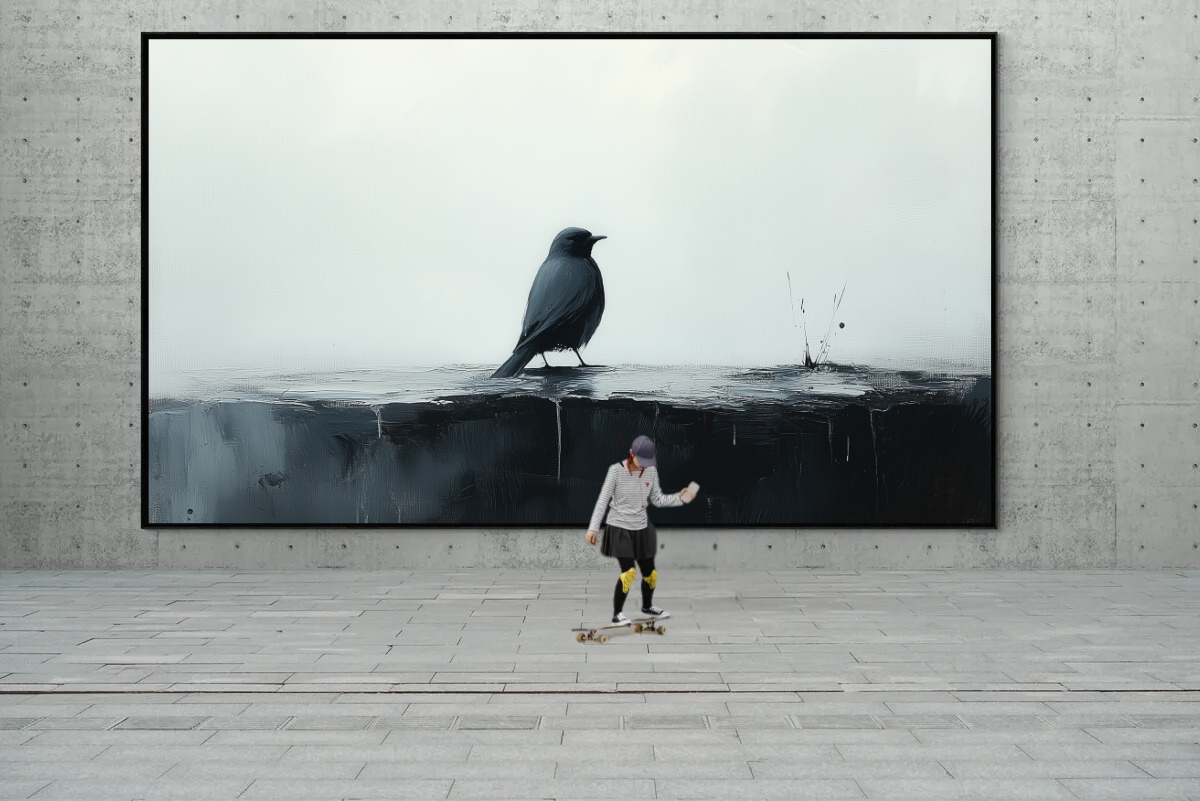 “The Guardian of Silence” – A minimalist masterpiece