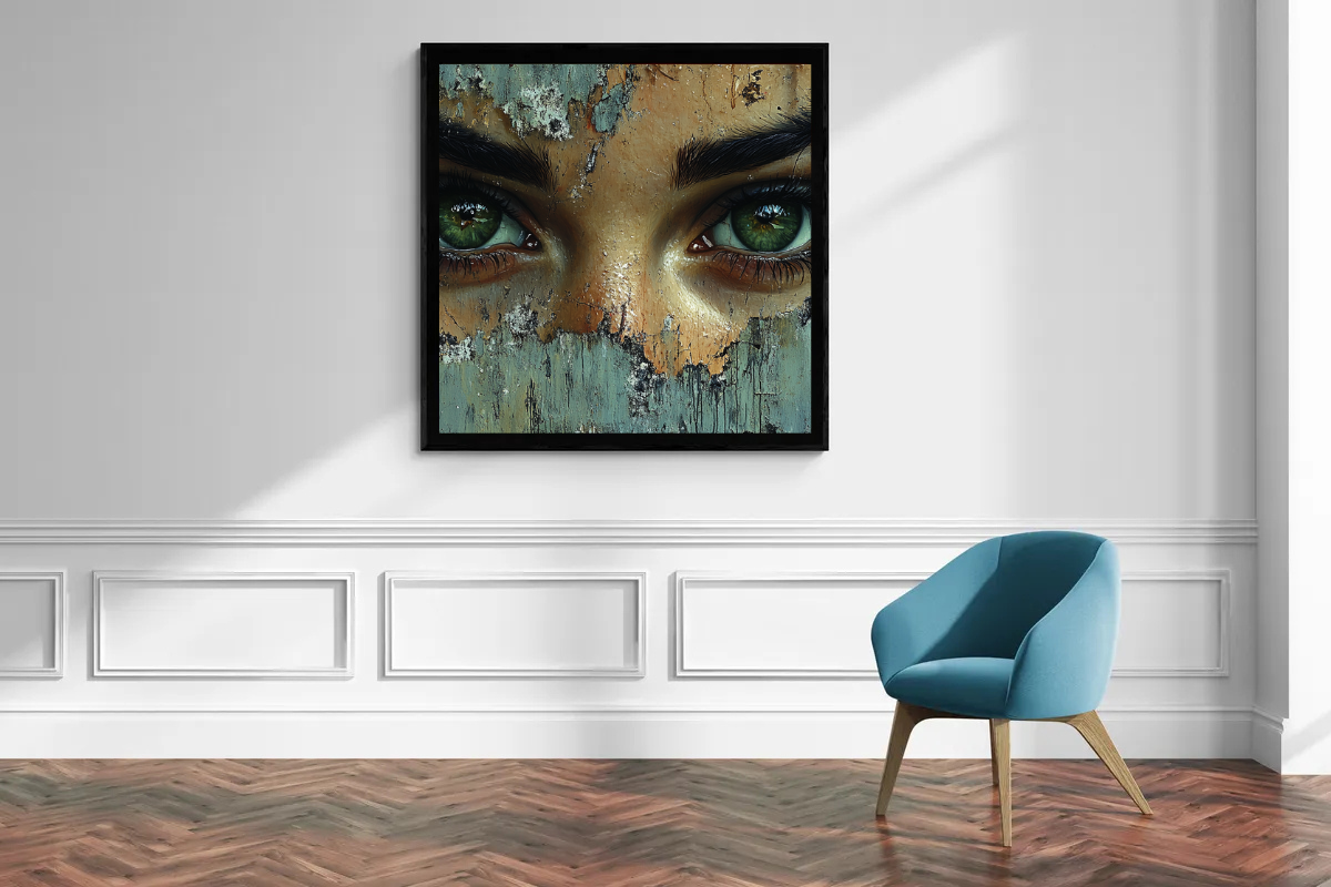 "The Eyes of Time" - Abstract Portrait