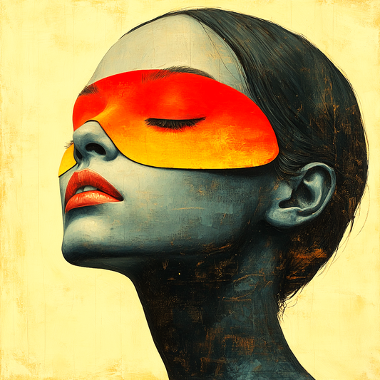 „Vision der Freiheit“ – Abstraktes Porträt