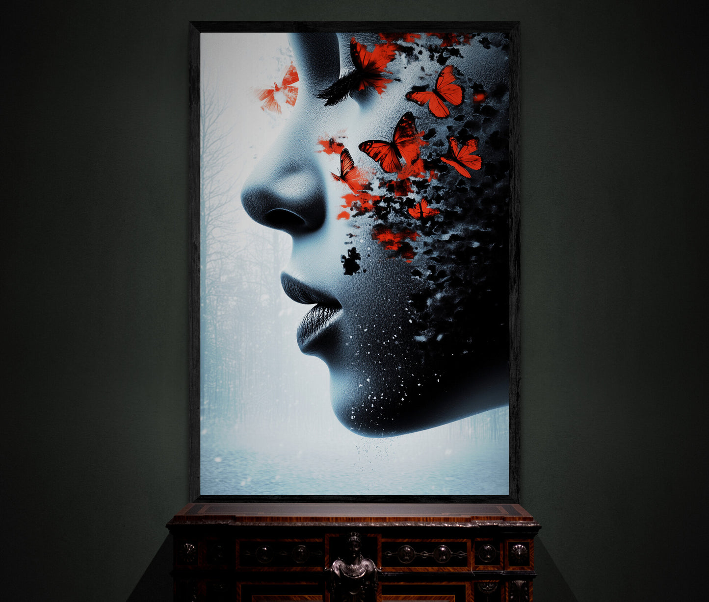 “Wings of Awakening” – A poetic symbiosis of transformation and grace