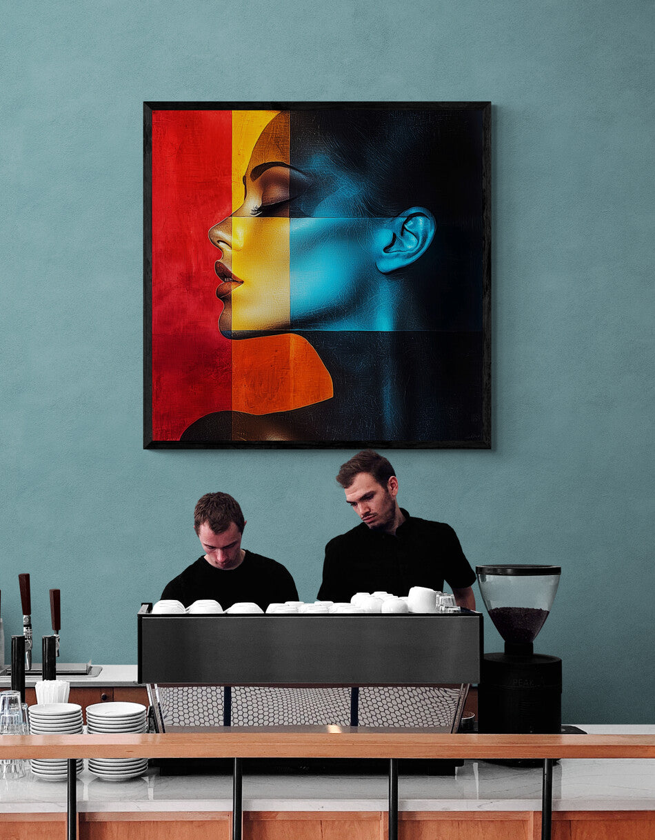 “Color Window of the Soul” – A harmonious composition of geometry and expression