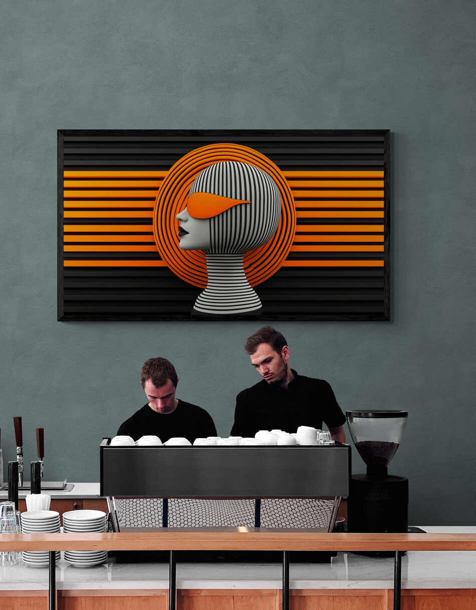 “Optical Impulses” – A modern fusion of lines and bright contrasts