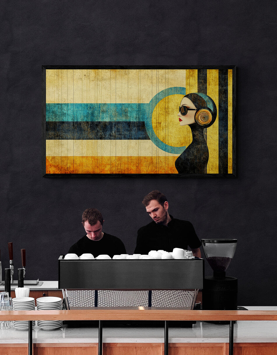 “The Sound Vision” – A Graphic Fusion of Man and Music