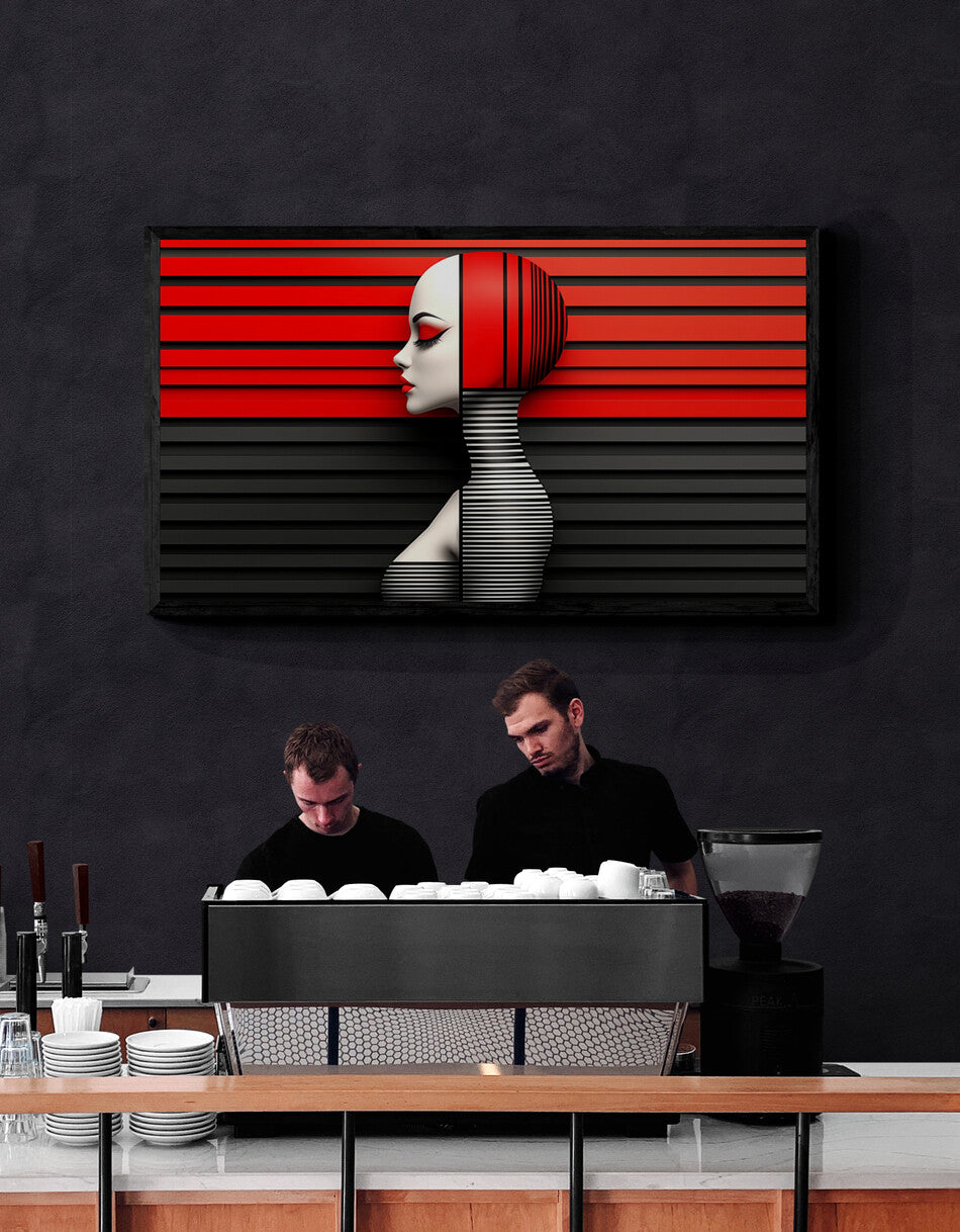 „Geometrische Harmonie“ – Eine künstlerische Symbiose aus Linie und Form