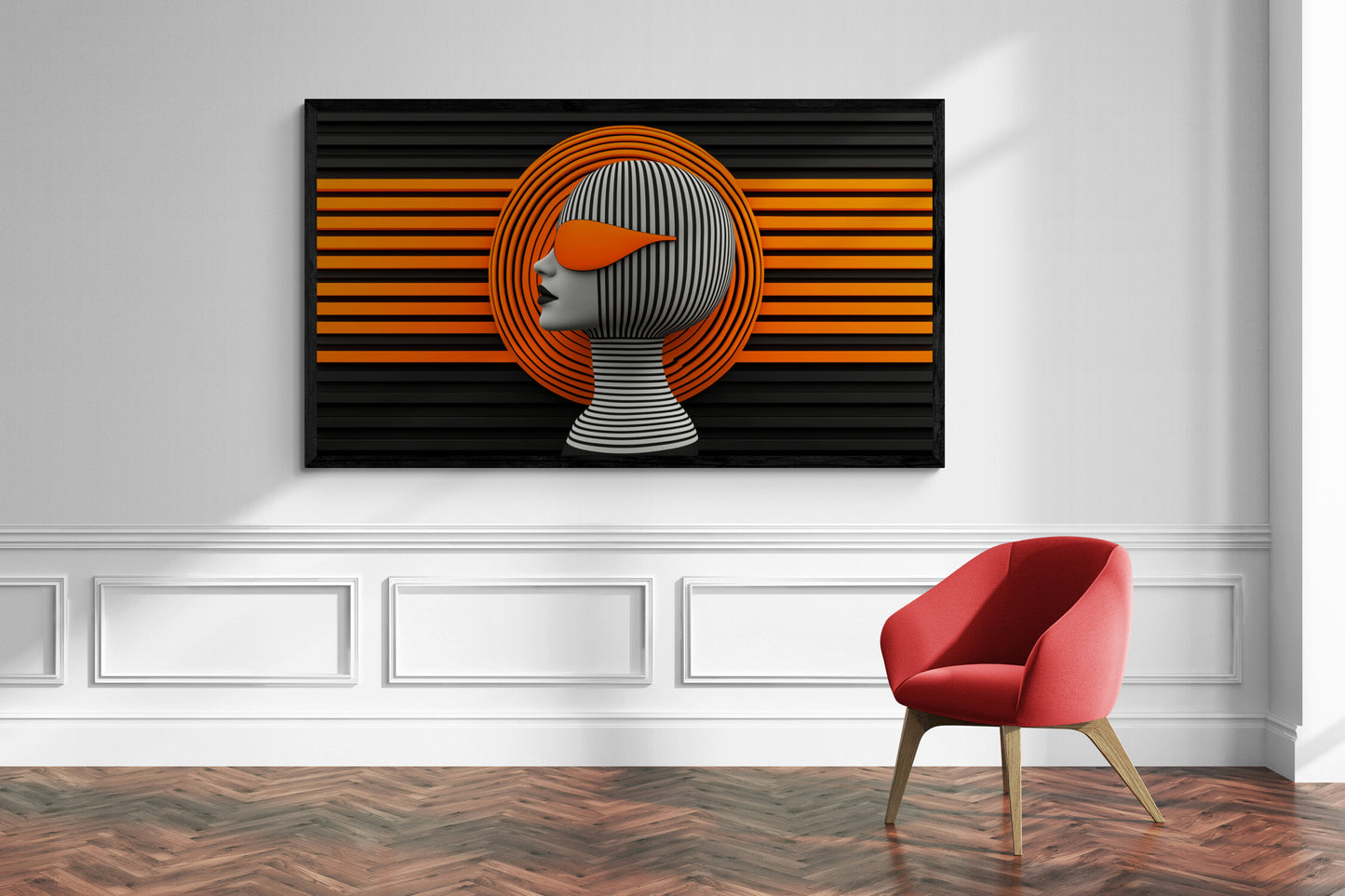 “Optical Impulses” – A modern fusion of lines and bright contrasts