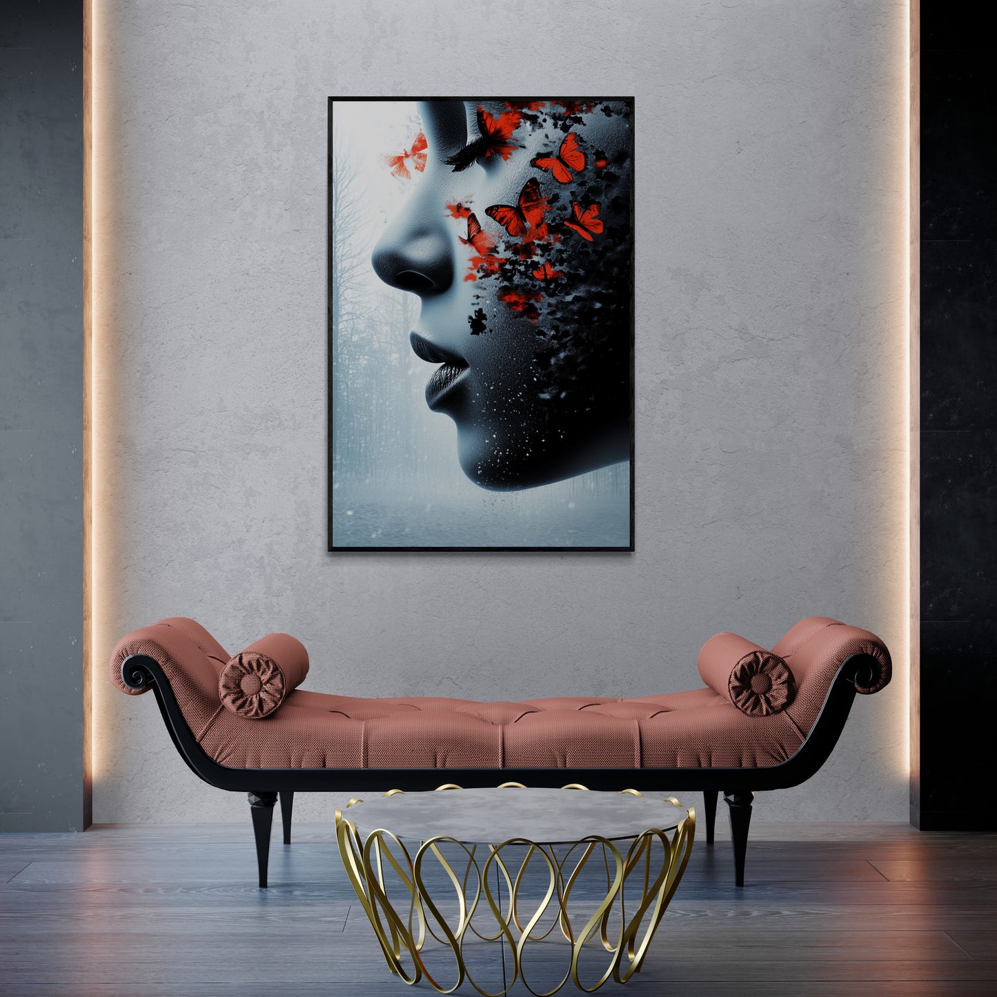 “Wings of Awakening” – A poetic symbiosis of transformation and grace