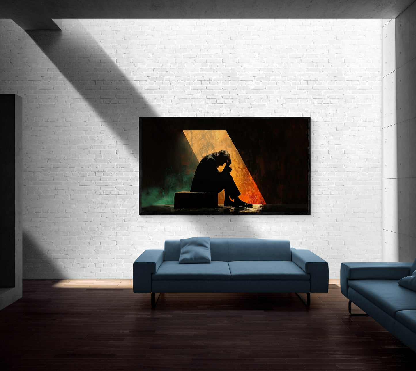 “The Burden of Thoughts” – A haunting fusion of shadow and hope