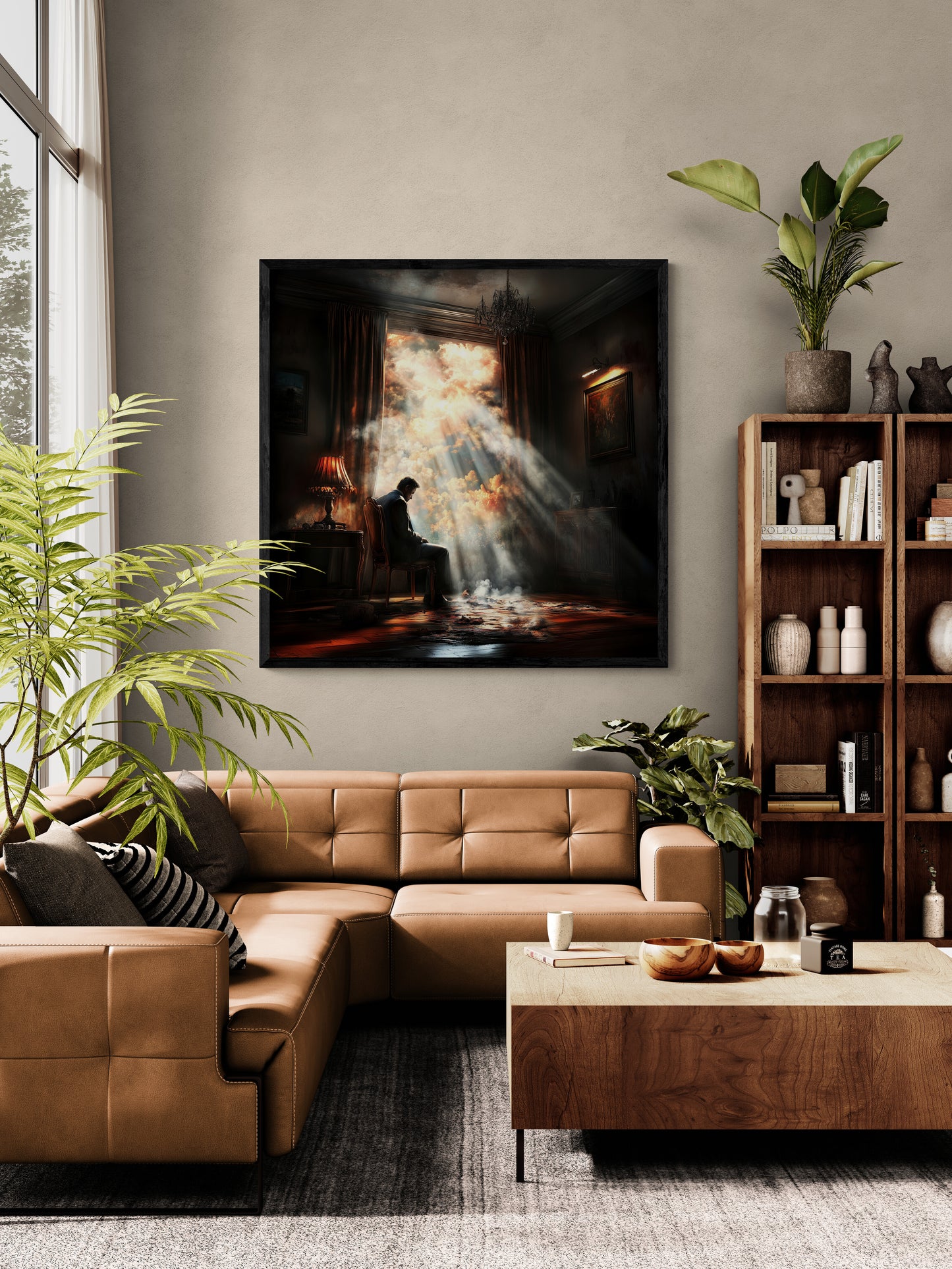 “Sunbeams of Reflection” – A haunting composition of light and inwardness