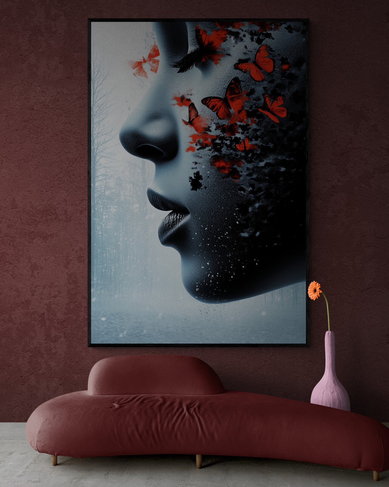 “Wings of Awakening” – A poetic symbiosis of transformation and grace