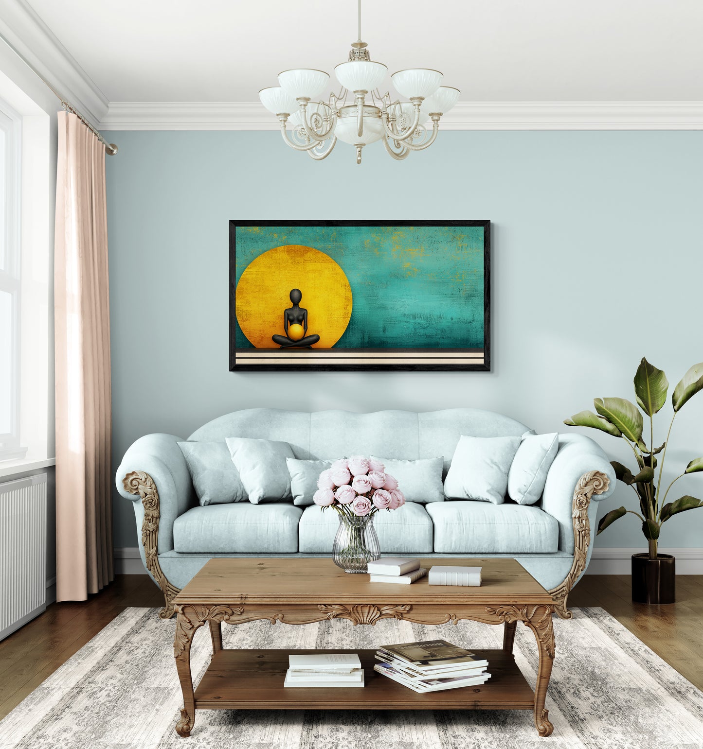 “Sun Circle of Serenity” – A minimalist play between calm and charisma