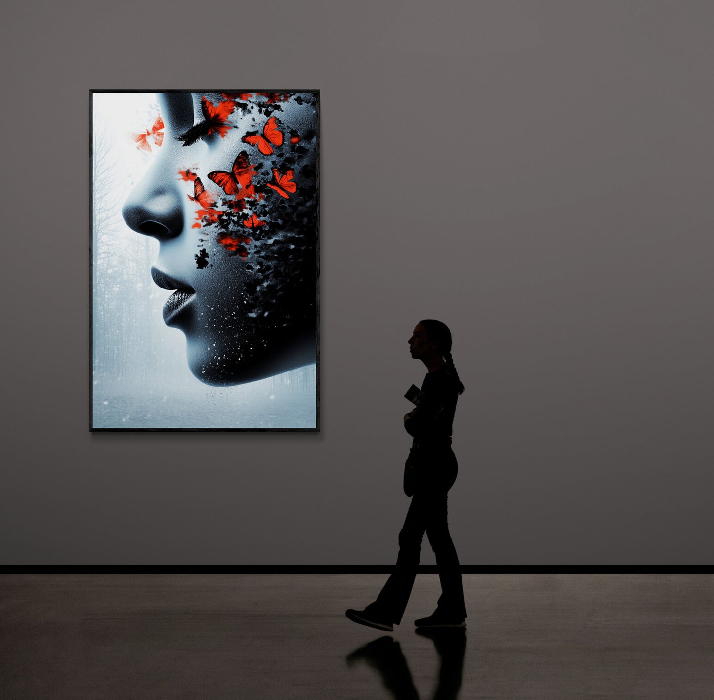 “Wings of Awakening” – A poetic symbiosis of transformation and grace