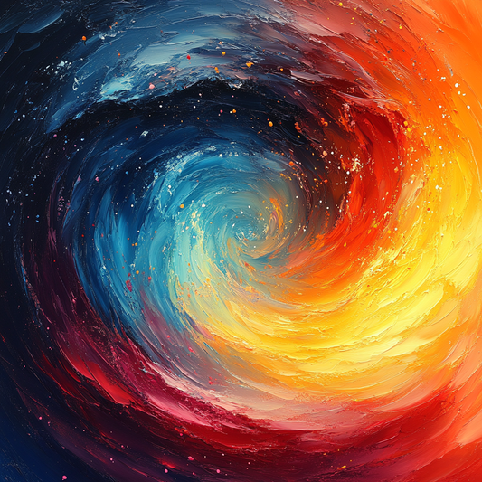 "Cosmic Vortex" – Abstract Color Spectacle