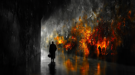 „Im Angesicht der Flammen“ – Ein Pfad durch Licht und Dunkelheit