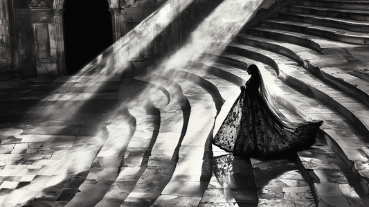 „Schleier der Zeit“ – Eleganz in Licht und Schatten