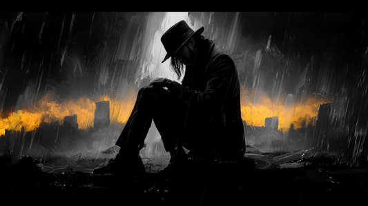 „Regenflüstern – Einsamkeit in der Stadt“