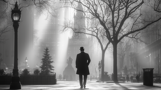 „Morgen in der Stadt“ – Eleganz und Stille im urbanen Leben